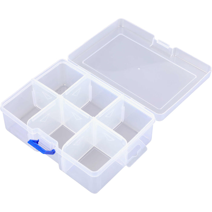 SCATOLA ORGANIZER CON DIVISORI IN PALSTICA 16X12X6