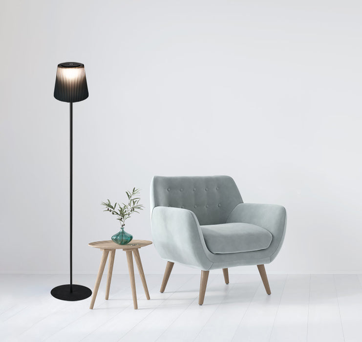 LAMPADA DA TERRA 3W 310LM RICARICABILE USB NERA