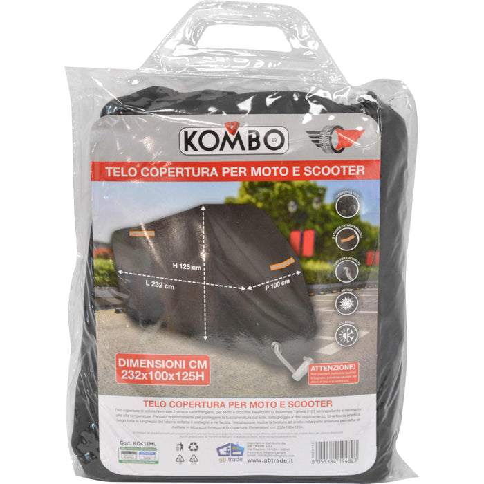 TELO COPERTURA PER MOTO/SCOOTER TAGLIA L