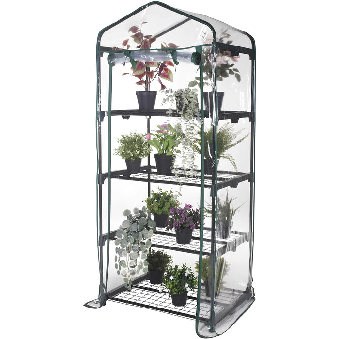 Serra a quattro ripiani in metallo 69x49x158 cm