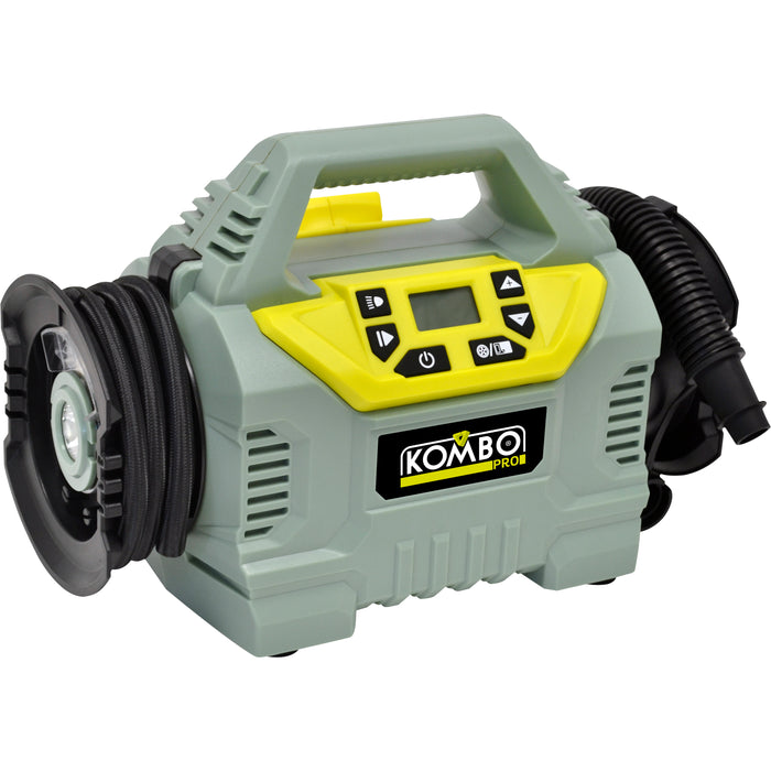 Compressore Cordless 4IN1 KOMBO PRO Batteria 2.0Ah