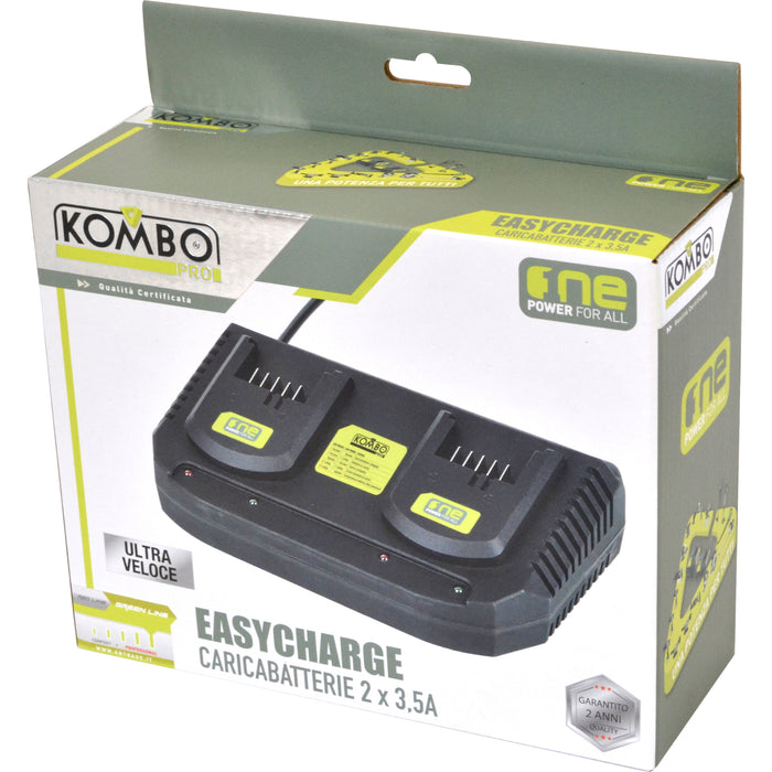 EASYCHARGE CARICABATTERIA 2X3,5A