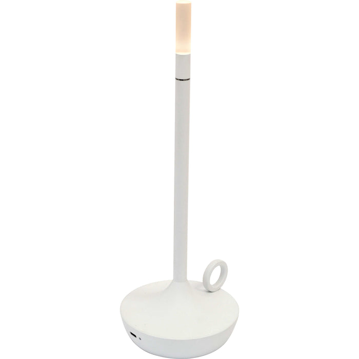 LAMPADA DA TAVOLO LUMIÈRE RICARICABILE USB BIANCA