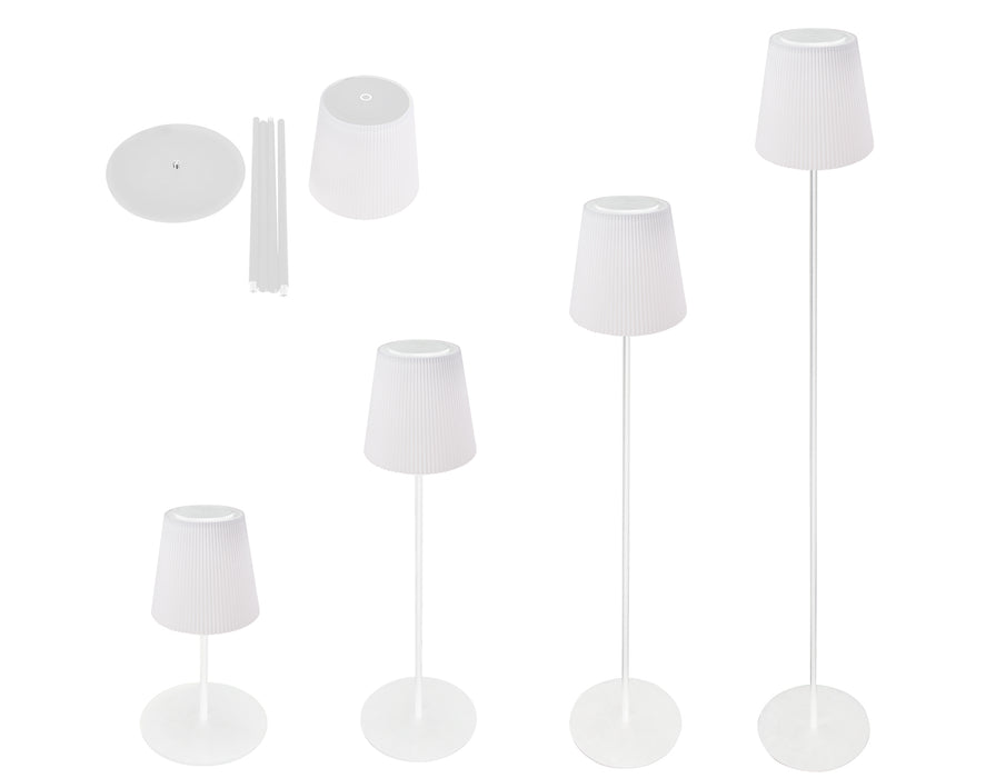 LAMPADA DA TERRA 3W 310LM RICARICABILE USB BIANCA