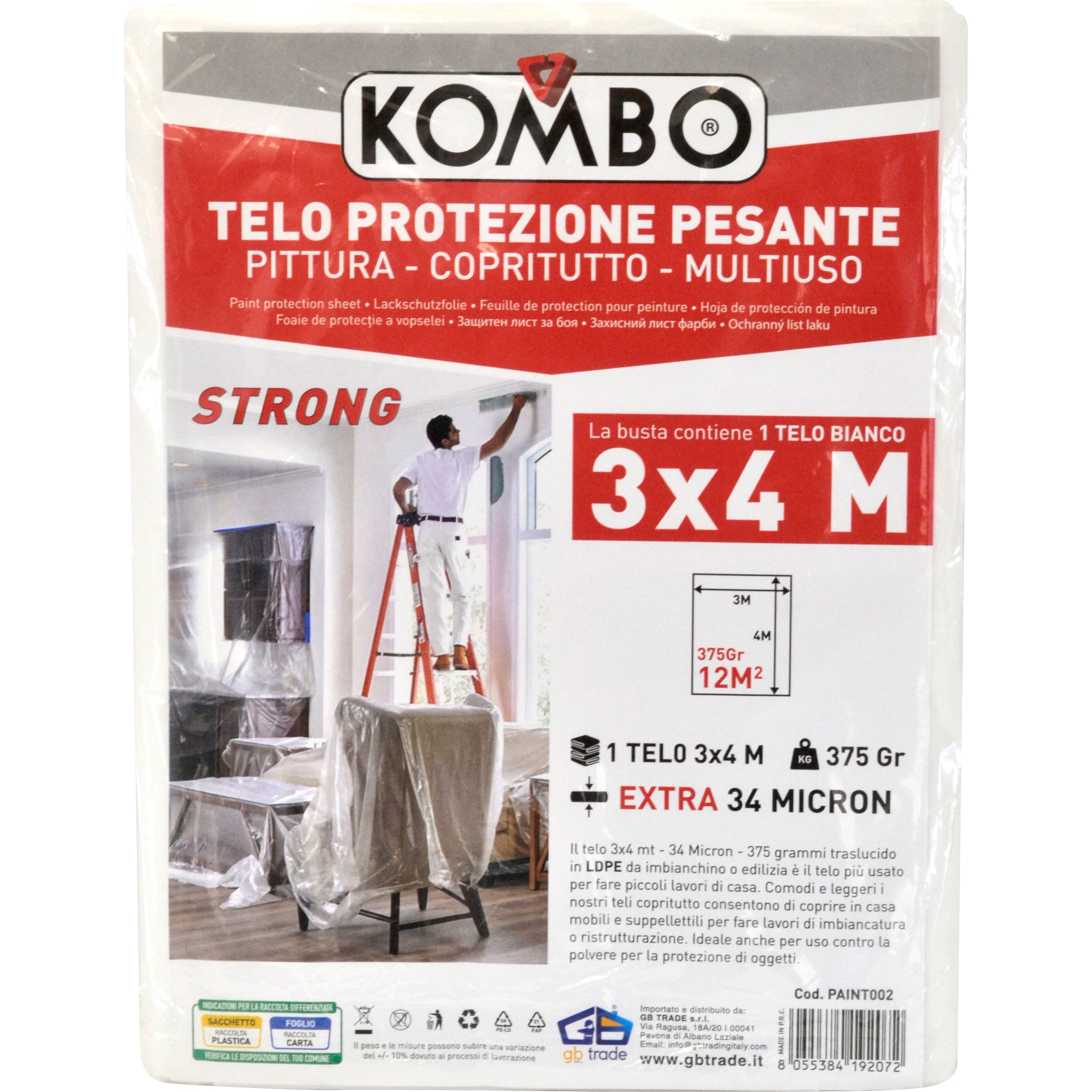 Rotolo Cartone Ondulato 1x45m Avana - Protezione Pavimenti Per Pittura E Lavori - Foto 9