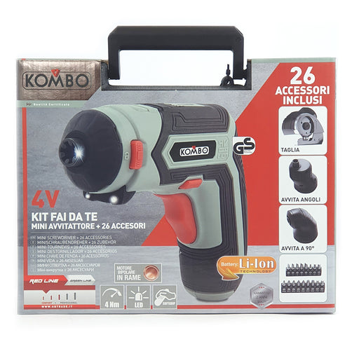 Kit Fai da Te: Mini Avvitatore + 26 Accessori (24255755)
