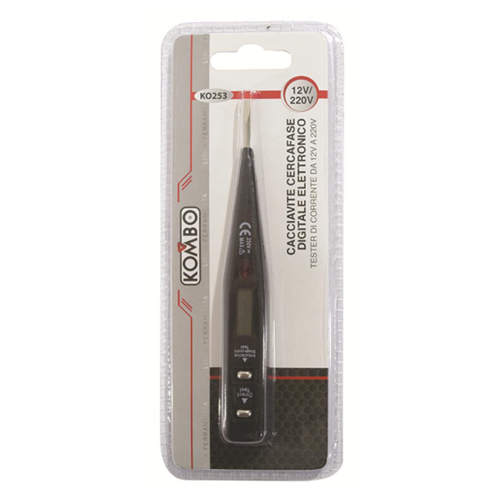 Cacciavite Tester Tensione 2 In 1 Con Magnete, Penna Elettrica Per Circuiti AC/DC Con Led Al Neon, 2 Pezzi