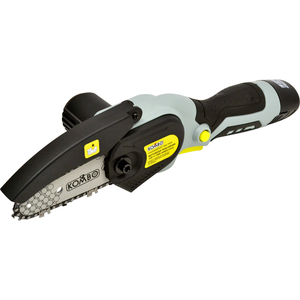 Mini Motosega A Batteria Per Potatura - Con 2 Batterie E 4 Catene - Foto 9